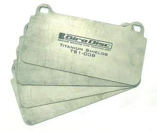 Girodisc Front Titanium Pad Shields For 14-20 BMW M2/M3/M4 
